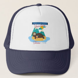 Gorra De Camionero Hermosa, necesito vacaciones de seis meses dos vec