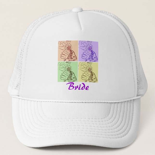 Gorra De Camionero Hermosa novia (Anverso)
