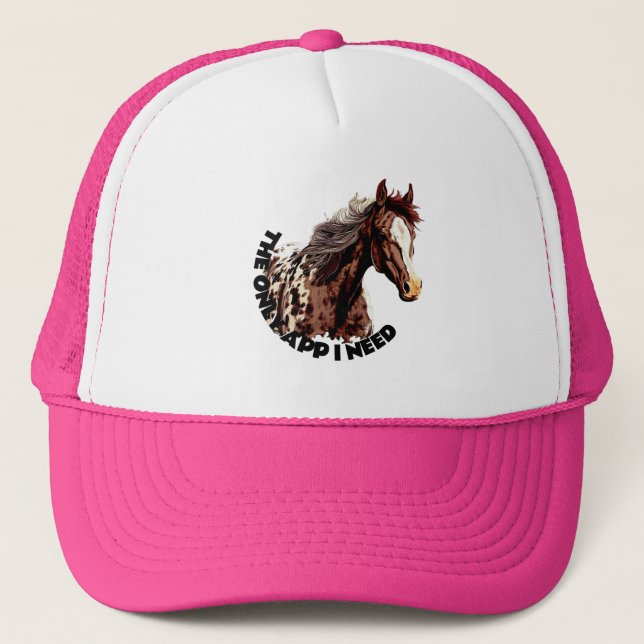 Gorra De Camionero Hermoso Appaloosa (Anverso)