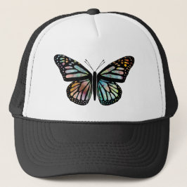 Gorra De Camionero Hermoso arte mariposa acuarela