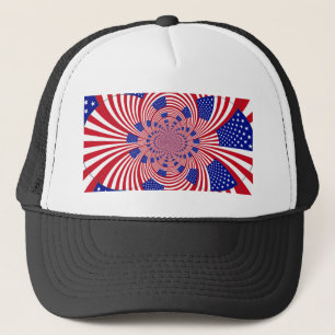 Gorra De Camionero Hermoso e impresionante Kaleidoscopio de la Bander