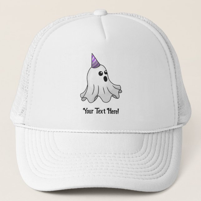 Gorra De Camionero Hermoso fantasma de Halloween (Anverso)
