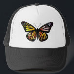 Gorra De Camionero Hermoso Monarca de Arte de Mariposa acuarela<br><div class="desc">¡Hermosa mariposa inspirada en el monarca acuático! Añade tu propio texto. Avísame si quieres hacer algo personalizado. Si lo compras,  ¡gracias! Asegúrate de compartir una foto en Instagram de ella en acción y etiquetarme @shoshannahscribbles :)</div>