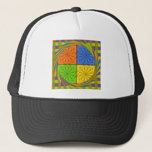 Gorra De Camionero Hermoso patrón egipcio audaz: un diseño deslumbran