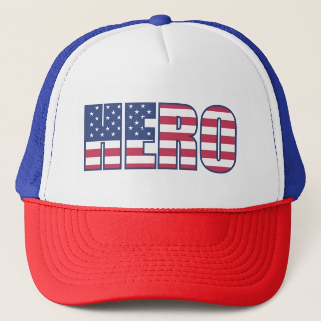 Gorra De Camionero Hero Flag Trucker Hat (Anverso)