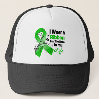 Gorra De Camionero Héroe de la cinta de cáncer de ducto en mi vida