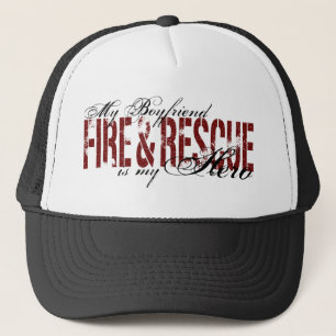 Gorra De Camionero Héroe del novio - fuego y rescate