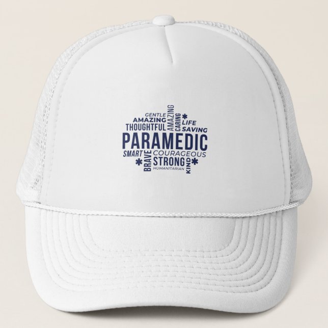 Gorra De Camionero Héroe paramédico (Anverso)