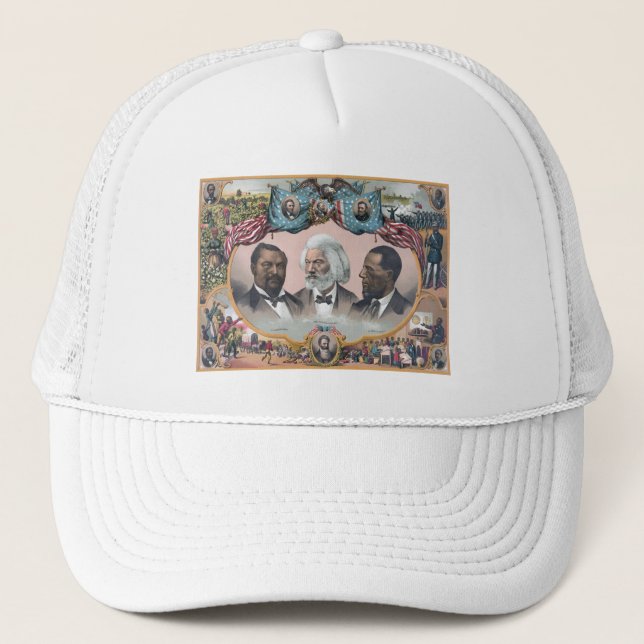 Gorra De Camionero Héroes abolicionistas negros, Frederick Dougla$$ (Anverso)