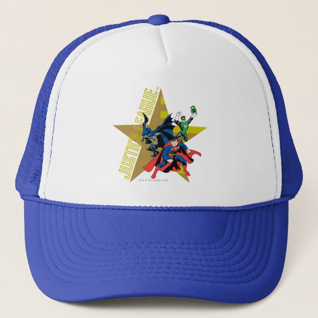 Gorra De Camionero Héroes de la Liga de la Justicia (Anverso)