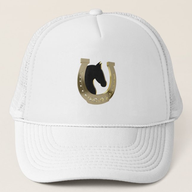 Gorra De Camionero Herradura dorada (Anverso)
