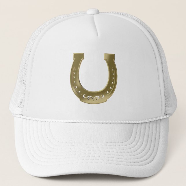 Gorra De Camionero Herradura dorada (Anverso)