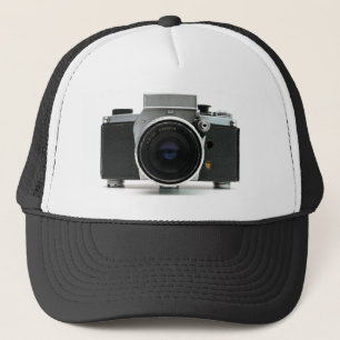 Gorra De Camionero herramienta vieja análoga del fotógrafo de la