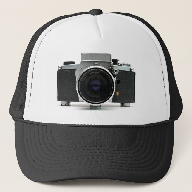 Gorra De Camionero herramienta vieja análoga del fotógrafo de la (Anverso)