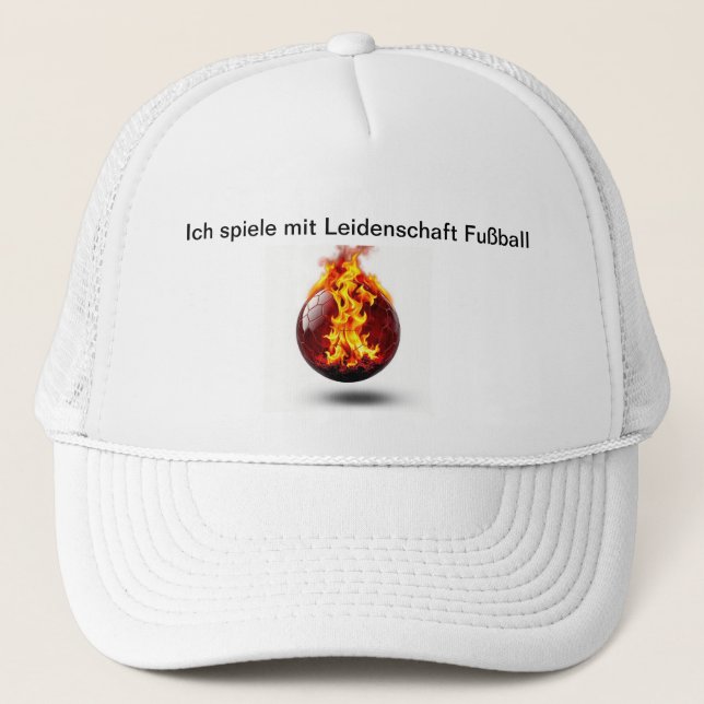 Gorra De Camionero „Herzschlag des Spiels – Fußball ist Leidenschaft“ (Anverso)