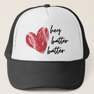 Gorra De Camionero Hey Batter Batter Béisbol Love - GraphicLoveShop