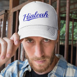 Gorra De Camionero Hialeah<br><div class="desc">El mejor lugar de la tierra. Lávatelo en voz alta.</div>