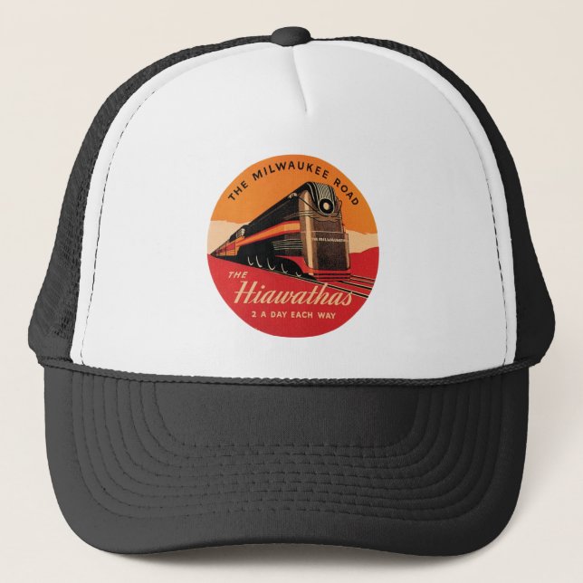 Gorra De Camionero Hiawathas Milwaukee Road (Anverso)