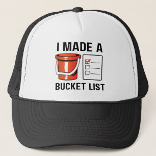 Gorra De Camionero Hice Una Lista De Cubos