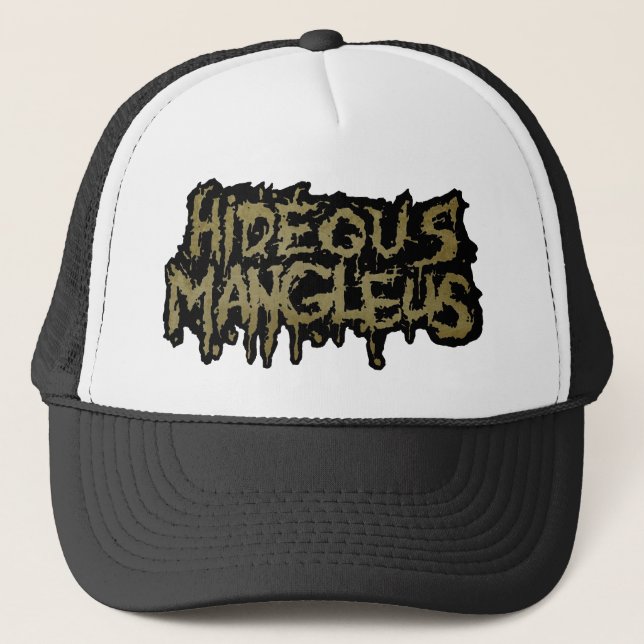 Gorra De Camionero Hideous Mangleus Logotipo Alternativo Trucker Hat (Anverso)