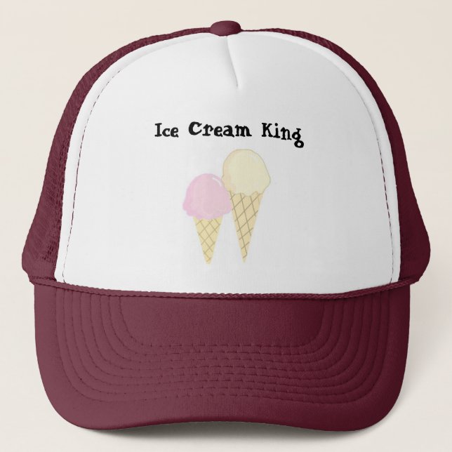 Gorra De Camionero Hielo Cream King (Anverso)