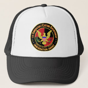 Gorra De Camionero HIELO - inmigración y aplicación de las aduanas