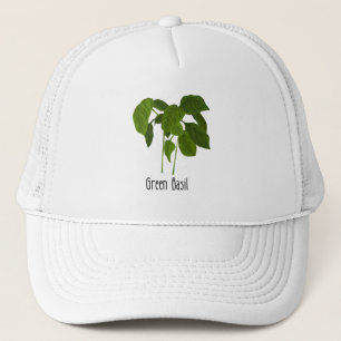 Gorra De Camionero Hierba de las especias de albahaca