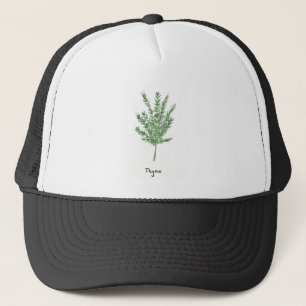 Gorra De Camionero Hierbas de tomillo plantas verdes de huerto botáni