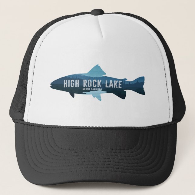 Gorra De Camionero High Rock Lake North Carolina (Anverso)