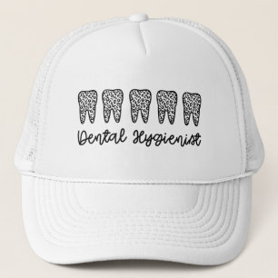 Gorra De Camionero Higienista dental RDH Dentist leopardo dental re