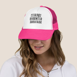 Gorra De Camionero Hija adolescente sobreviviente de divertida cosech