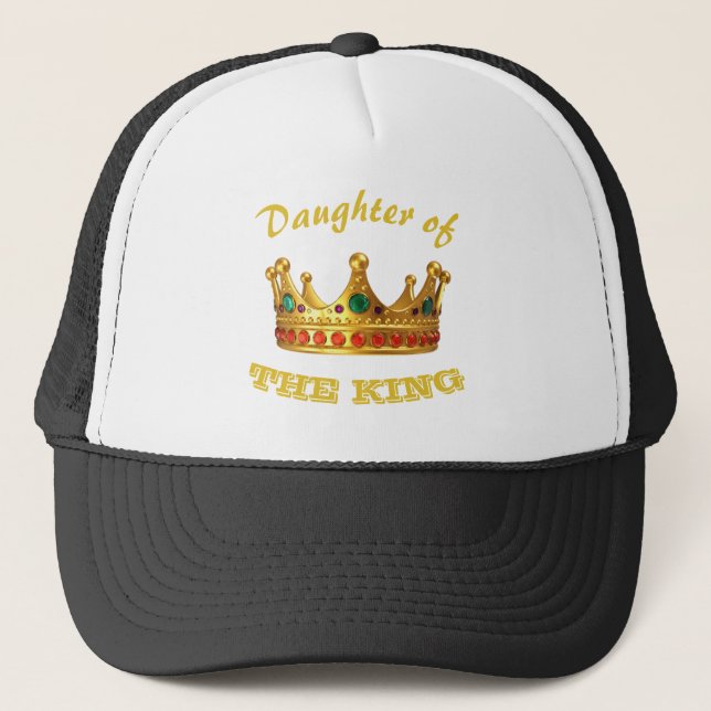 Gorra De Camionero Hija de la camiseta del rey (Anverso)