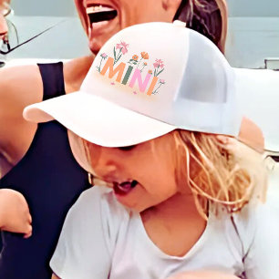 Gorra De Camionero Hija de la mami de la floración