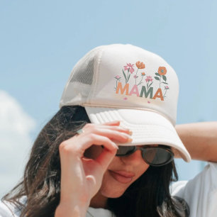 Gorra De Camionero Hija de la mami de la floración