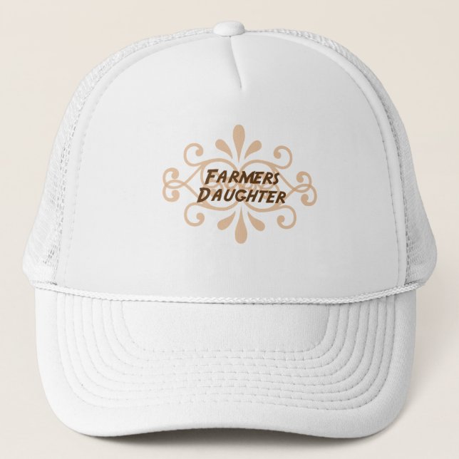 Gorra De Camionero Hija de los granjeros (Anverso)