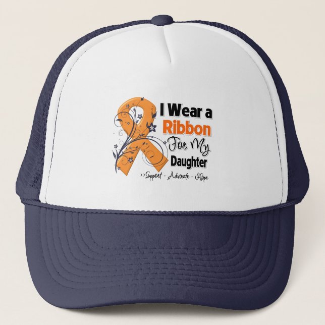 Gorra De Camionero Hija - Leucemia Cinta (Anverso)