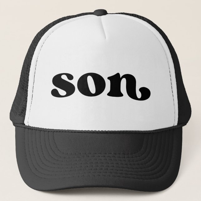 Gorra De Camionero Hijo de estilo retro (Anverso)