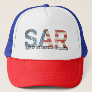 Gorra De Camionero Hijos de la Revolución Americana SAR Est 1889 Orgu
