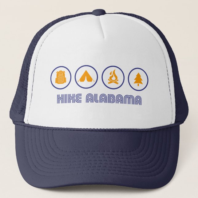 Gorra De Camionero Hike Alabama (Anverso)