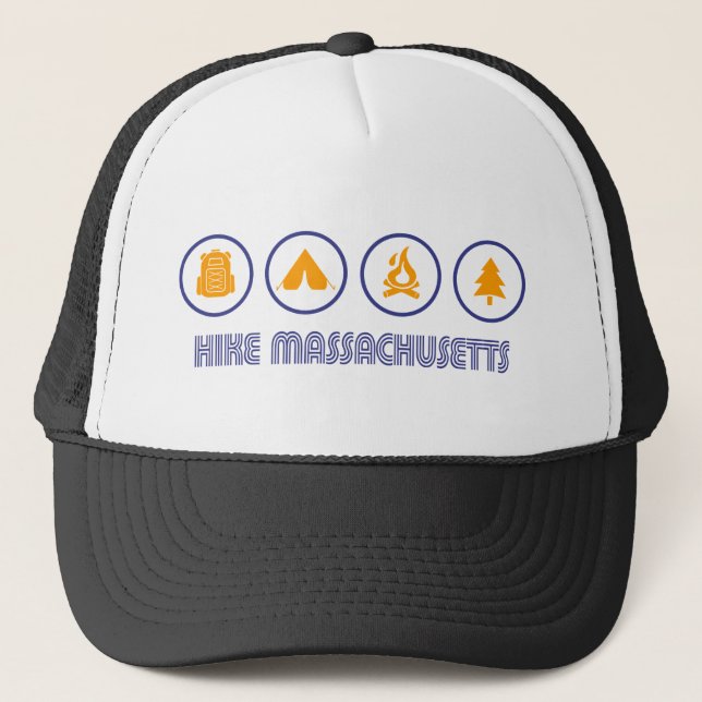 Gorra De Camionero Hike Massachusetts (Anverso)
