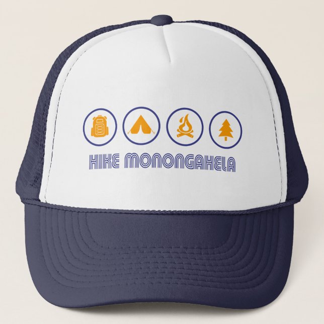 Gorra De Camionero Hike Monongahela Virginia Occidental (Anverso)