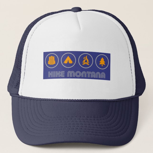 Gorra De Camionero Hike Montana (Anverso)