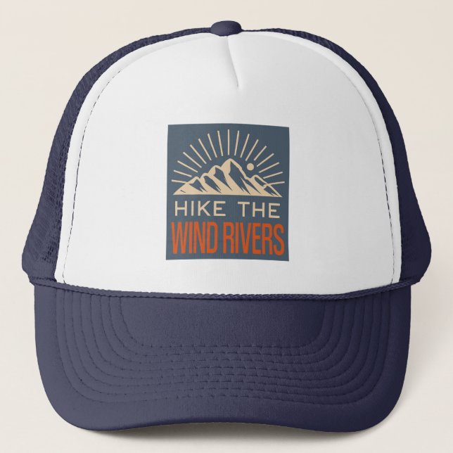 Gorra De Camionero Hike The Wind Rivers Sunburst (Anverso)