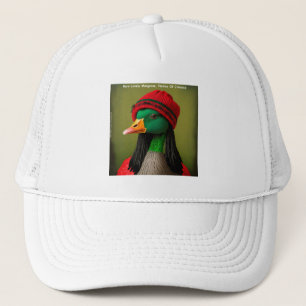 Gorra De Camionero Hilarante ganso mongol jamaiquino