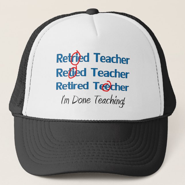 Gorra De Camionero Hilarous retiró los regalos del profesor (Anverso)