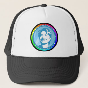 Gorra De Camionero hillary clinton, arcoiris.