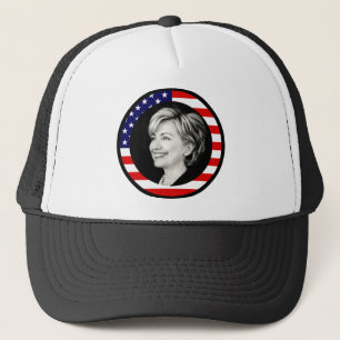 Gorra De Camionero hillary Clinton: nosotros bandera: pintoresco: