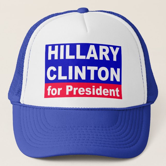 Gorra De Camionero Hillary Clinton para el presidente (Anverso)