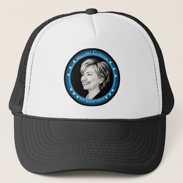 Gorra De Camionero hillary clinton : rayos azules : (Anverso)