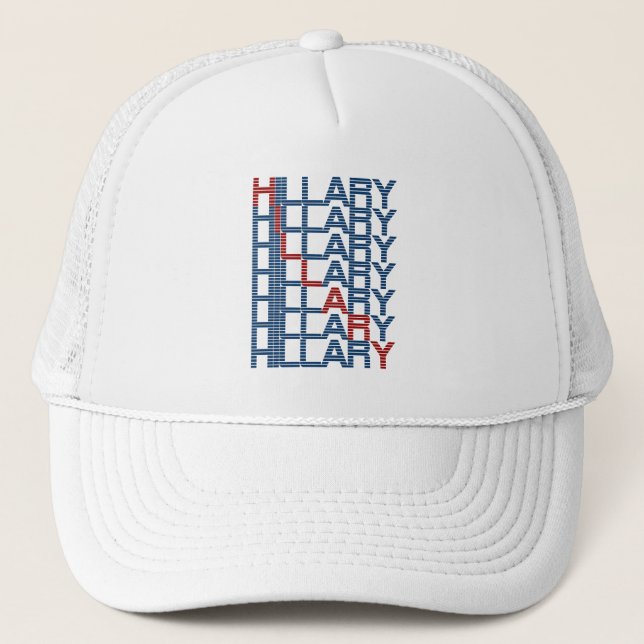 Gorra De Camionero hillary clinton textStacks (Anverso)